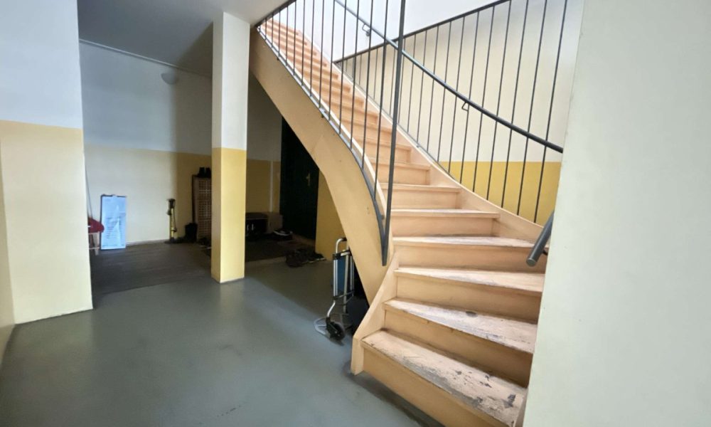 Die Treppe ins DG