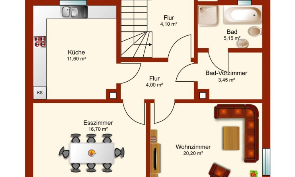 Grundriss Erdgeschoss