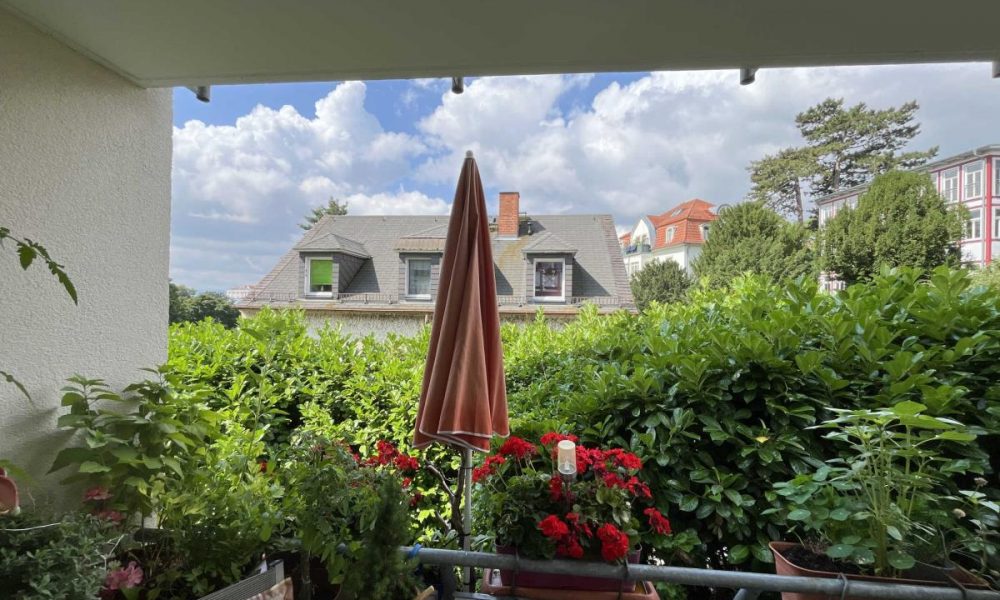Auf dem Balkon