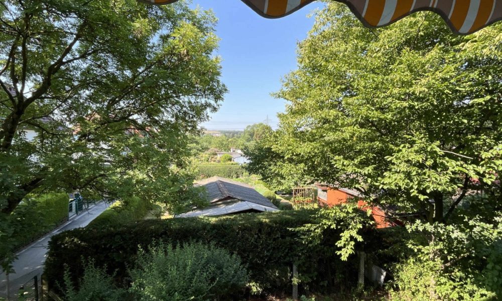 Blick vom Balkon