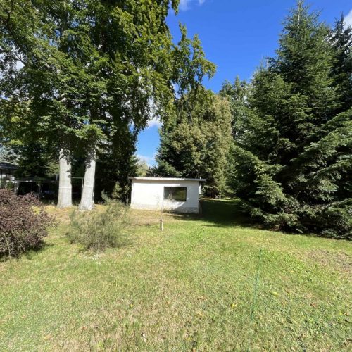 Blick auf das Grundstück