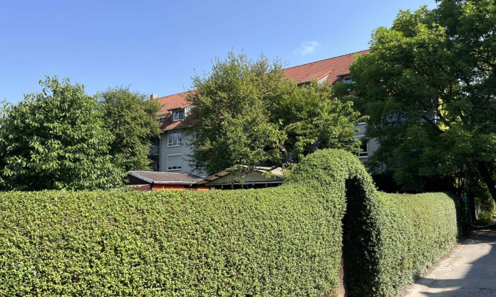 Gärten hinter dem Haus