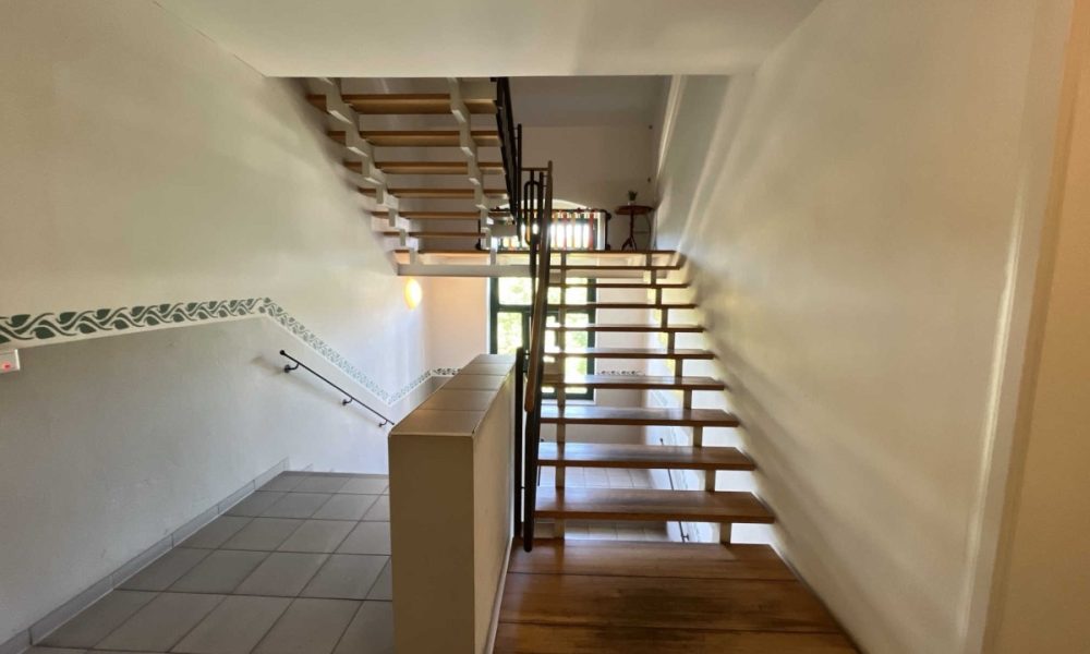 Die Treppe ins DG
