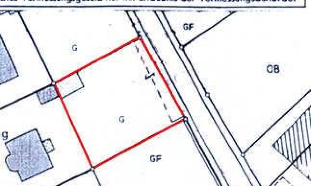 Auszug Lageplan