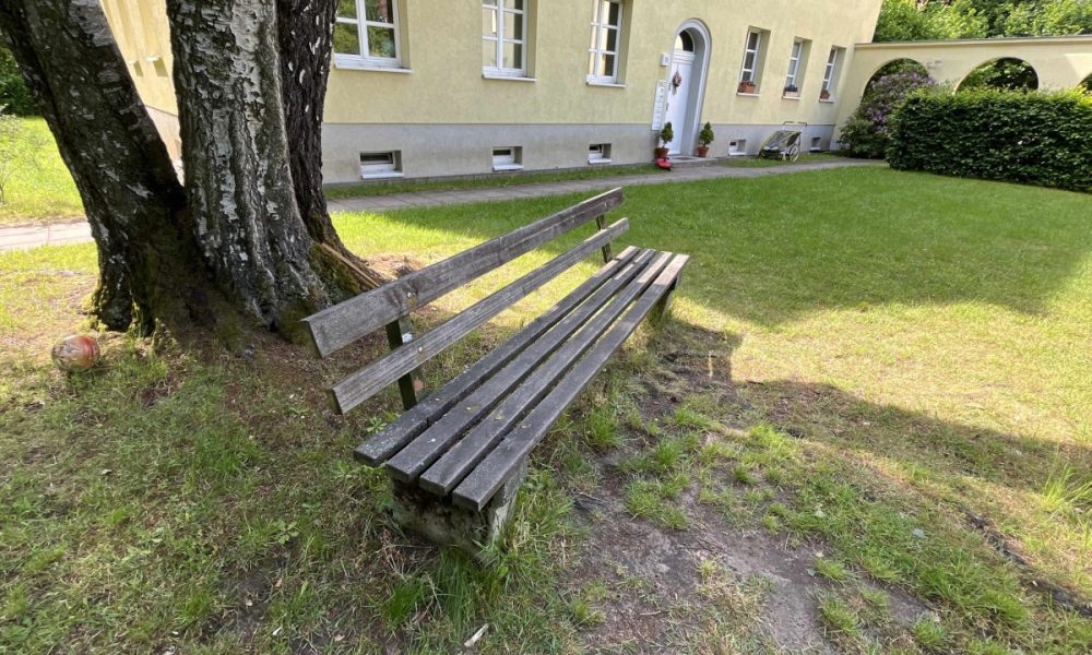 Eine Bank zum Entspannen