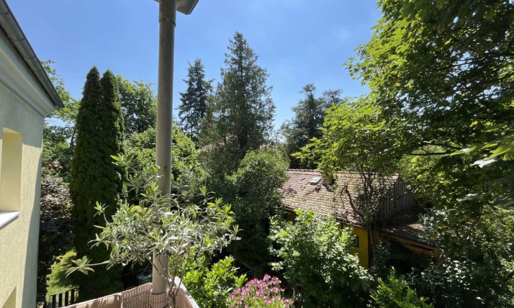 Blick vom Balkon