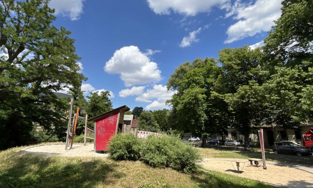 Ein naher Spielplatz