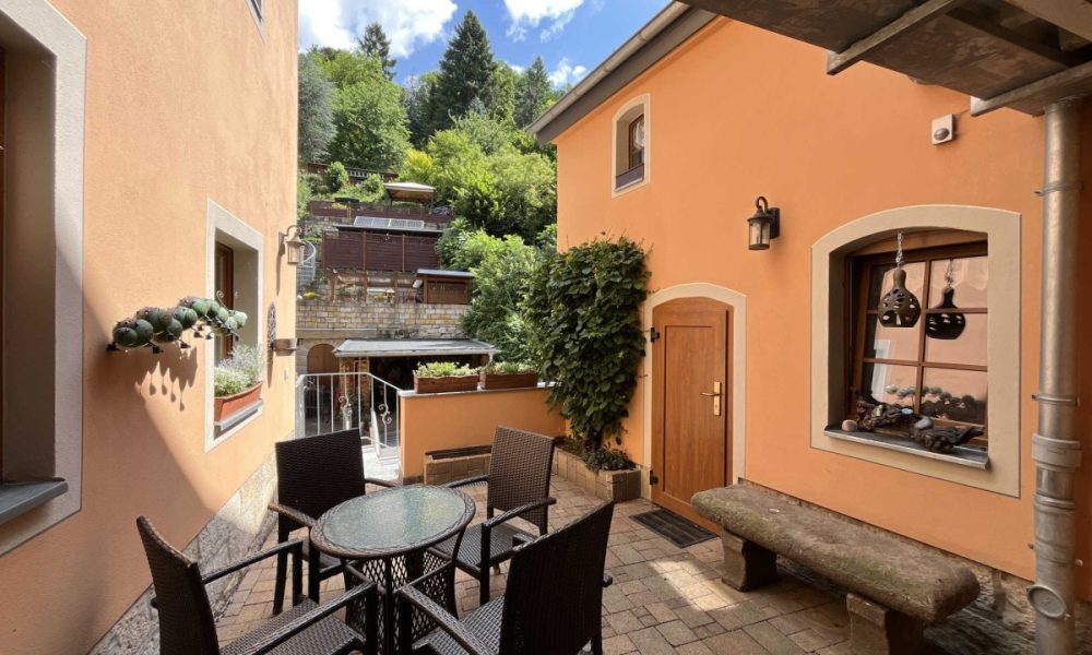 Terrasse am Eigang