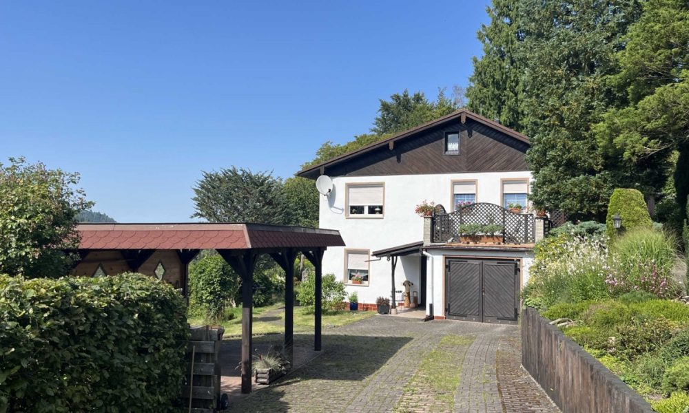 Die Zufahrt zum Haus