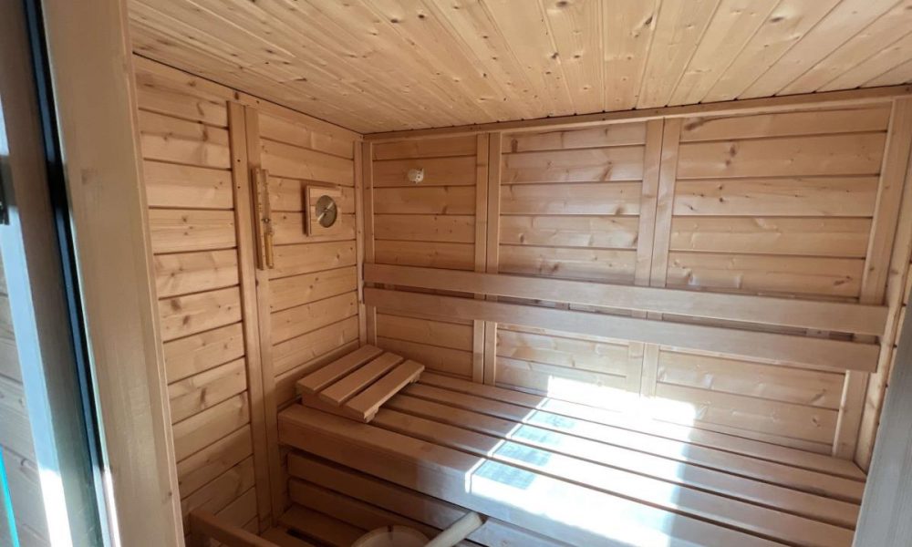 In der Sauna