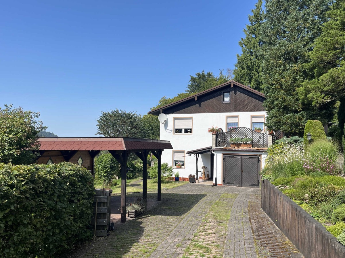 Die Zufahrt zum Haus